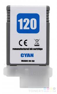 Náplň Canon PFI-120C Cyan - renovovaná náplň