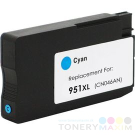 Náplň HP CN046AE no. 951XL cyan - renovovaná atramentová náplň