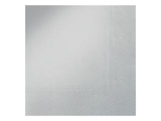 obrúsok P 33x33 vianočný jednofarebný STRIEBORNÝ SDL552407 2010891