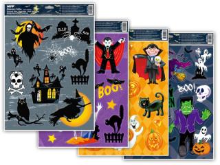 okenná fólia halloween gliter HA001 30x42cm 1041940