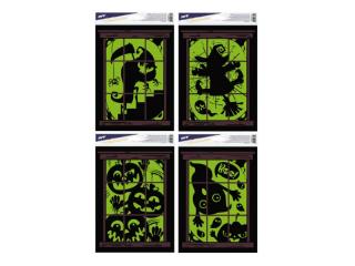 okenná fólia halloween svietiaca HA007 30x20cm 1042336