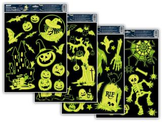 okenná fólia halloween svietiací HA002 30x42cm 1041941