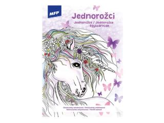 omaľovánky A4 antistresové Jednorožce 3 210x290mm/32s 5301078