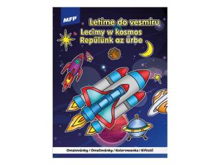 omaľovanky A4 Letíme do vesmíre 210x276mm/32 5301131