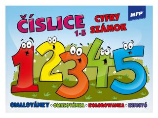 omaľovánky Číslice 1- 5 5300927