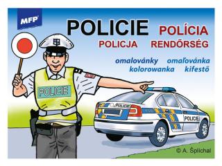 omaľovánky Polícia 5300459