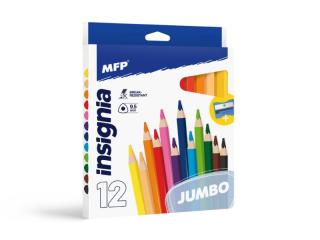 pastelky 12 JUMBO triangular so strúhadlom 6330513
