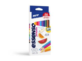 pastelky ESSENSO 12 ks Voňavé triangular so strúhadlom 6300624