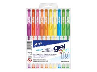 pero gelové 10ks set GN1068- 10 neón 6000798