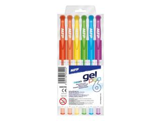 pero gelové 6ks set GN1038- 6 neón 6000796