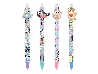 pero gumovacie Funny Cats, 0,5, modré 6001378