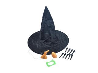 set čarodejnícky klobúk + doplnky 1042398