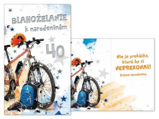 sK Blahoželanie k narodeninám 40 M11-483 T PRANI_T_1824