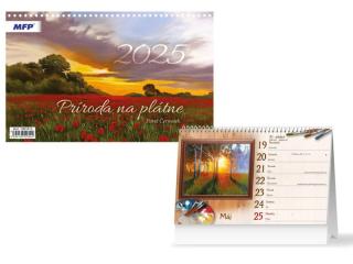 sK Kalendár 2025 stolový Príroda na plátne 1061613