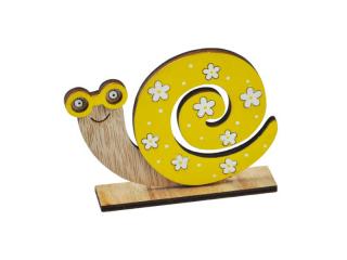 slimák žltý ulita 12,5cm 2221601