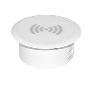 Solight bezdrôtová vstavaná nabíjačka 15 W, biela