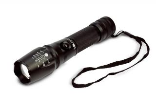 Solight LED nabíjacie profesionálne svietidlo, 600lm, T6 XML Cree LED, zoom, Li-Ion