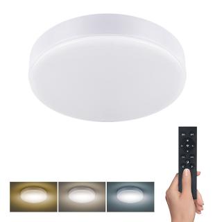 Solight LED osvetlenie LECCE s diaľkovým ovládačom, 36W, 2160lm, 30cm, zmena chromatickosti, stmievateľné, biela