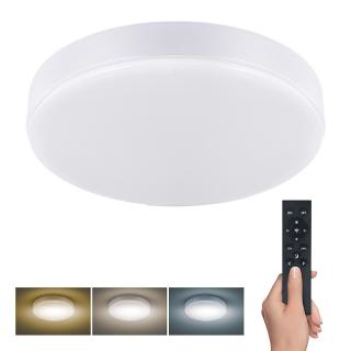Solight LED osvetlenie LECCE s diaľkovým ovládačom, 50W, 3000lm, 40cm, zmena chromatickosti, stmievateľné, biela