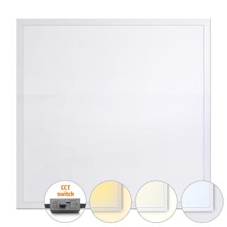 Solight LED svetelný panel Backlit, 36W, 3960lm, 3000/4000/5000K, Lifud, 60x60cm, 3 roky záruka, bílá barva