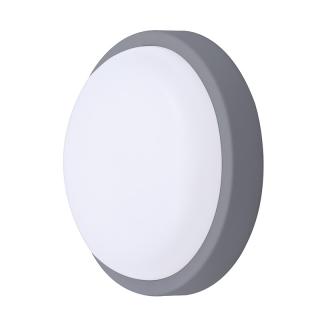 Solight LED vonkajšie osvetlenie guľaté, 20W, 1500lm, 4000K, IP54, 20cm, sivá farba