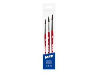 štetec okrúhly set 3ks 6,8,10/1028F 6340120