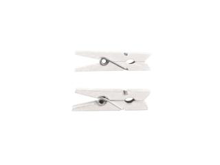 štipec drevo 3,5cm//24ks biely 2221737