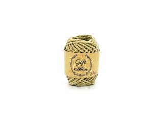 stuha viazacia papier 10m/2mm béžová 5660269