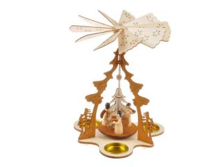 svietnik točiaci sa drevený 17,5x17,5x23,5cm BD-21651B 8885863