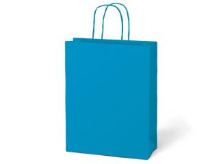 taška darčeková T5 kraft 260x320x100 modrá 5251225