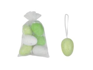 vajíčka plast 6cm/6ks GRL vrecko 2221592