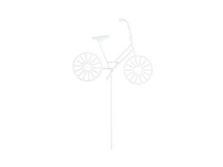 zápich koleso kov biele 37cm 2221624