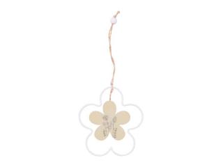 záves kvet 11cm plech + drevo 2221763