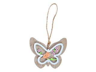 záves Motýľ drevo 3D 10cm 2221415