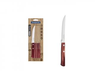 TRAMONTINA Tramontina Polywood set steakových nožov - červený - 6 ks
