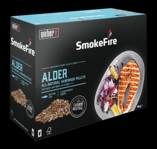 WEBER WEBER drevené prírodné pelety – jelša