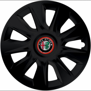 PUKLICE PRE ALFA ROMEO 17" STRATOS RR Black 4ks