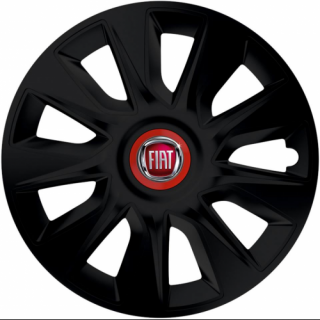 PUKLICE PRE FIAT 17" STRATOS RR Black 4ks