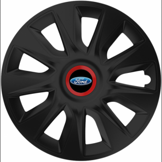 PUKLICE PRE FORD 13" STRATOS RR Black 4ks