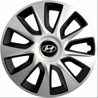 PUKLICE PRE HYUNDAI 15" STRATOS silver/black 4ks