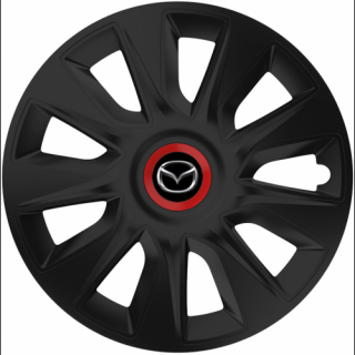 PUKLICE PRE MAZDA 17" STRATOS RR Black 4ks