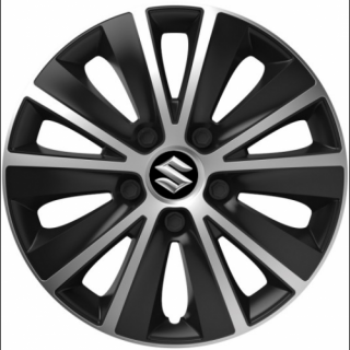 PUKLICE PRE SUZUKI 15" RAPIDE silver/black 4ks