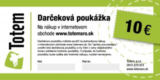 DARČEKOVÁ POUKÁŽKA TOTEM - 10 EUR