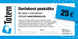 DARČEKOVÁ POUKÁŽKA TOTEM - 25 EUR