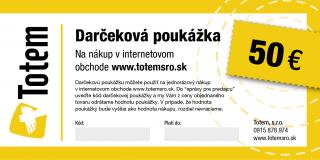 DARČEKOVÁ POUKÁŽKA TOTEM - 50 EUR