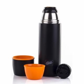 ESBIT - NEREZOVÁ TERMOSKA S 2 UZÁVERMI 0,5 LITRA (BLACK)