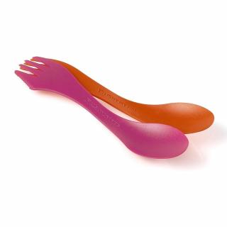 LIGHT MY FIRE - SPORK LEFTY (FUCHSIA-ORANGE) 2-PACK