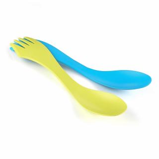 LIGHT MY FIRE - SPORK LEFTY (LIME-CYAN) 2-PACK