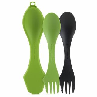 LIGHT MY FIRE - SPORKS N'CASE (BLACK-GREEN)