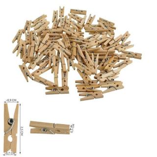 Drevené mini kolíky - sada 100 ks PRO-6289